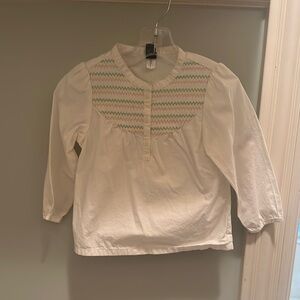Baby Gap White Long Sleeve Kids Top
